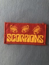 Scorpions patch aufnäher gebraucht kaufen  Erkelenz