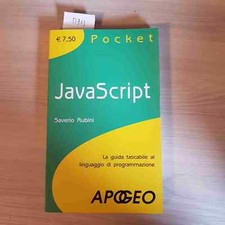 Javascript guida tascabile usato  Italia