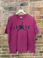 Camisa vintage anos 90 Nike Air Jordan ameixa grande estampa puff , usado comprar usado  Enviando para Brazil