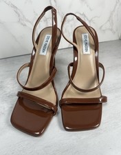 Sandália Steve Madden Brown Gracey salto com tiras | Steve Madden salto feminino 7,5 comprar usado  Enviando para Brazil