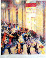 Umberto boccioni litografia usato  Roma