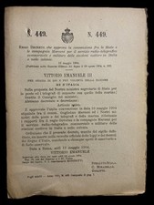 Regio decreto 1904 usato  Trani