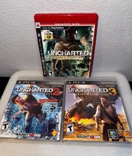 Lote Uncharted 1 2 3 Trilogy Drakes Fortune Deception PlayStation 3 PS3 Muito Bom, usado comprar usado Lote Uncharted 1 2 3 Trilogy Drakes Fortune Deception PlayStation 3 PS3 Muito Bom, usado comprar usado  Enviando para Brazil