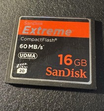 Cartão de memória SanDisk Extreme 16GB flash compacto CF Nikon D4 D4S D3X D3S D3 D810 comprar usado  Enviando para Brazil