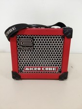 Amplificador de guitarra Roland Micro Cube portátil 3W N225 vermelho usado com falhas comprar usado  Enviando para Brazil
