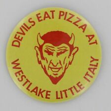 Devil's Eat Pizza Little Italy NY 1960 Westlake 3 1/2" Occult Satanic P562 comprar usado  Enviando para Brazil