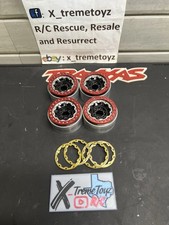 1.9 Vanquish KMC Tanks anéis vermelhos pretos rodas dianteiras traseiras de esteira personalizadas 3D IFRs comprar usado  Enviando para Brazil