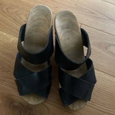 Holz pantoletten damen gebraucht kaufen  Halle