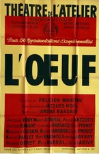 Affiches oeuf 1959. d'occasion  France