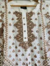 Traditional white kurta for sale  EGHAM