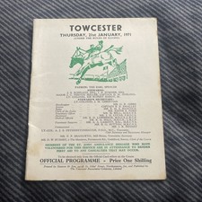 Towcester race card for sale  MANCHESTER