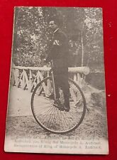 Cartolina velocipede ciclismo usato  Pistoia
