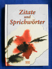 Zitate sprichwörter edition gebraucht kaufen  Deutschland