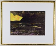 Mountain sunset. original for sale Mountain sunset. original for sale  LEYBURN