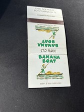 Vintage Flórida Matchbook “Banana Boat” Boynton Beach comprar usado  Enviando para Brazil