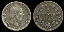 Moeda de prata 5 centavos Holanda 1850 comprar usado  Enviando para Brazil