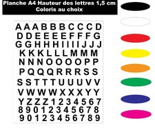 Planche lettres chiffres d'occasion Planche lettres chiffres d'occasion  Saint-Perdon