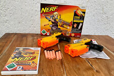 2 x Nintendo Wii Nerf N-Strike Spiel +  Shot EX-3 Blaster Gun Action Pack m. OVP, usado comprar usado  Enviando para Brazil