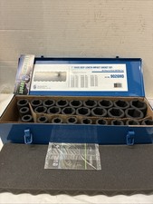 Conjunto métrico cinza pneumático 1" Dr Deep 26 peças comprar usado  Enviando para Brazil