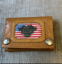 Vintage biker wallet for sale  LONDON