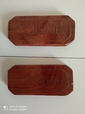 Plaques porte bois d'occasion  France