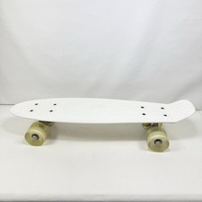 MEKETEC Skateboard 22 Polegadas Mini Cruiser Retro Penny Board Branco comprar usado  Enviando para Brazil