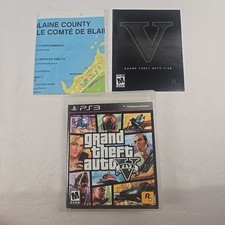 Grand Theft Auto V GTA 5 PS3 CIB C/Mapa e Disco Limpo Manual Frete Grátis  comprar usado  Enviando para Brazil