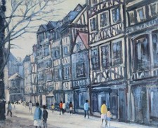 Tableau rouen rue d'occasion  Saint-Saëns