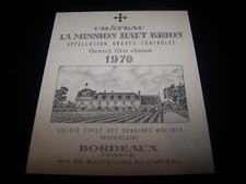 Etiquette vin mission d'occasion  Quimperlé