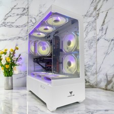 ARGB Gaming PC i7 64GB RAM 2TB SSD WIFI 6 BT Nvidia GeForce GTX1080 TI Win10 comprar usado  Enviando para Brazil