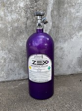 Usado, Alumínio roxo Zex 10 lb. Garrafa nitrosa com válvula - Roxa comprar usado  Enviando para Brazil