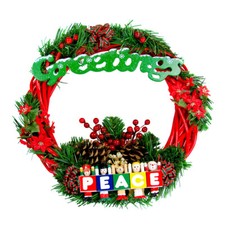 Christmas greetings wreath for sale  Beaverton