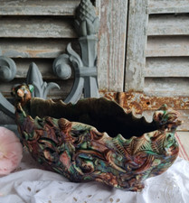 Ancienne jardiniere barbotine d'occasion  Le Poinçonnet