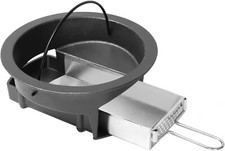 Usado, Lata de cinzas de ferro fundido KAMaster 2 em 1 com gaveta deslizante para Kamado Grill Classic comprar usado  Enviando para Brazil