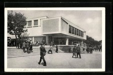 Poznań, wystawa z Pawilonem Ministerstwa Komunikacji, pocztówka 1955  na sprzedaż  Wysyłka do Poland