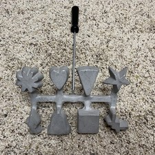 Rosette iron molds for sale  Demotte