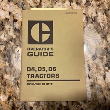 CAT Caterpillar D4 D5 D6 MANUAL DE OPERAÇÃO TRATOR GUIA DO OPERADOR MUDANÇA DE POTÊNCIA comprar usado  Enviando para Brazil