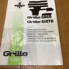 Grillo g85d g107d for sale  BODMIN