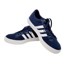 Tênis Adidas Neo Vs conjunto núcleo lona couro 3 listras azul branco masculino 9 comprar usado  Enviando para Brazil