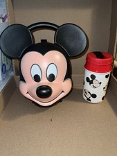 Lancheira e garrafa térmica vintage 1989 Disney Aladdin Industries Mickey Mouse , usado comprar usado  Enviando para Brazil