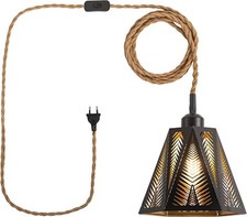 Hängelampe schirm stecker gebraucht kaufen  Dortmund