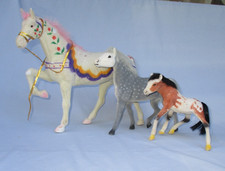 Flocked horse figurine for sale  Dayton