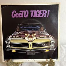 The Tigers "GeeTo Tiger" Pontiac GTO Collector 45 record & Picture Sleeve 1965, usado segunda mano  Embacar hacia Argentina