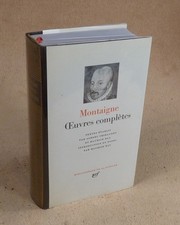Pleiade montaigne oeuvres d'occasion  Beaurieux