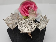 Solid silver filigree for sale  NORTHALLERTON