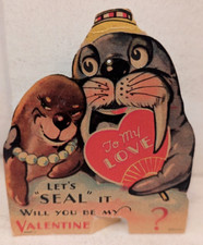 Vintage seal valentine for sale  ADDLESTONE