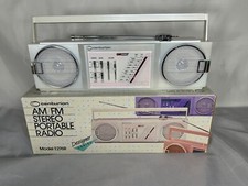 Radio Portátil Centurion AM/FM Modelo E276R Blanca Probada ¡Funciona Muy bien! segunda mano  Embacar hacia Mexico