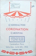 Original carshalton coronation for sale  NORWICH