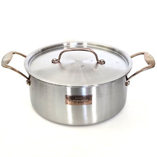 FLEISCHER AND WOLF GRAU PROFISSIONAL 6 qt POTE DE ESTOQUE TRI-PLY AÇO INOXIDÁVEL COM TAMPA, usado comprar usado  Enviando para Brazil