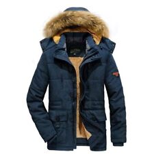 Jaqueta masculina inverno parkas pele trincheira grossa casaco casacos quentes masculina, usado comprar usado  Enviando para Brazil